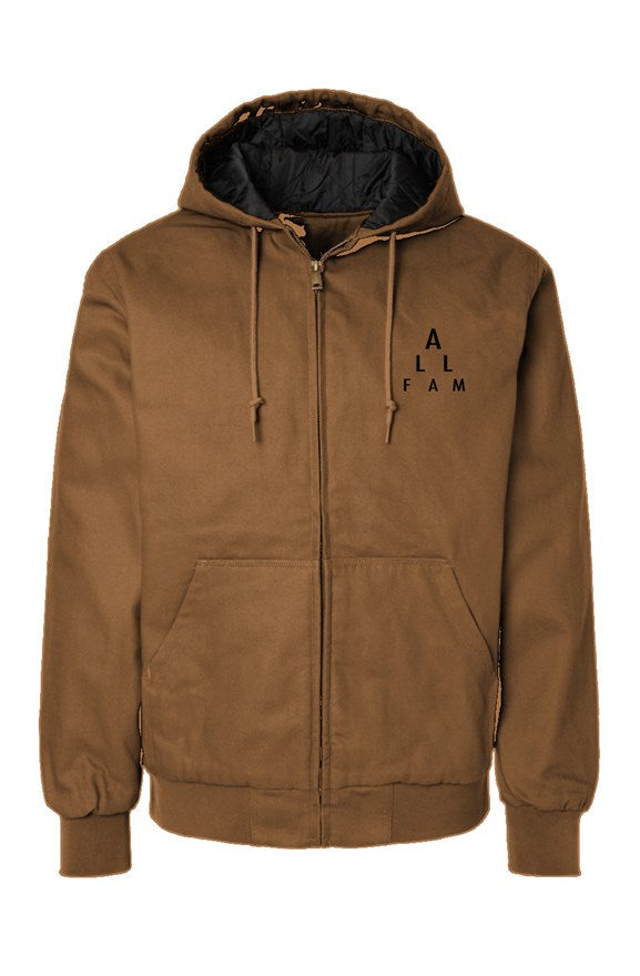 AF Canvas Workwear Jacket BRN/BLK