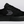 NAIOCA PRO All Black Suede and Canvas Ash Grey Logo Sneaker Women