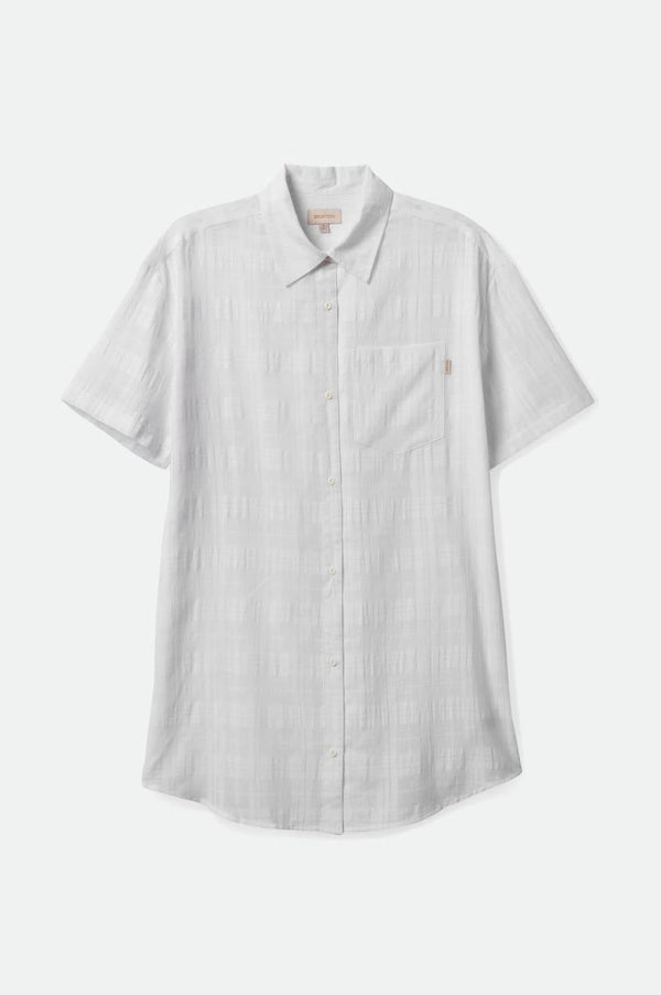 Leon S/S Overshirt Dress - White
