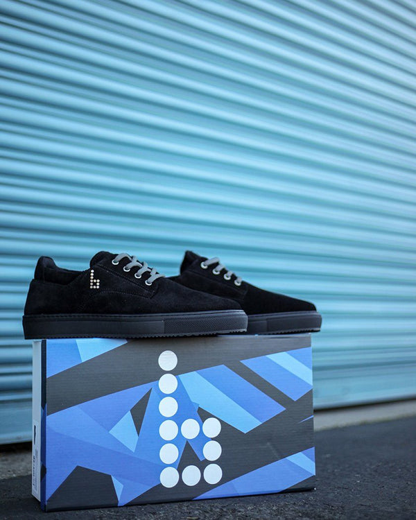 Black Out Braille Skate Shoes