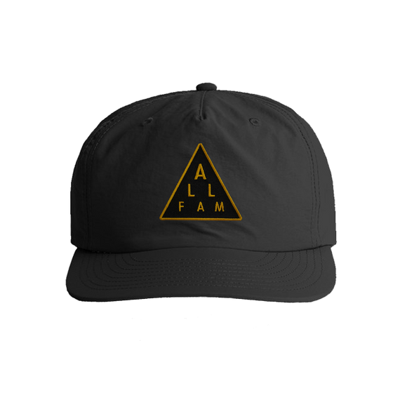 2” TRIANGLE PATCH KIDS HAT BLK