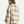 Bowery Women's Flannel - White Smoke/Terracotta
