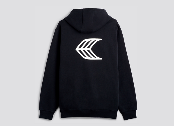 Hoodie Black with Off-White Logo