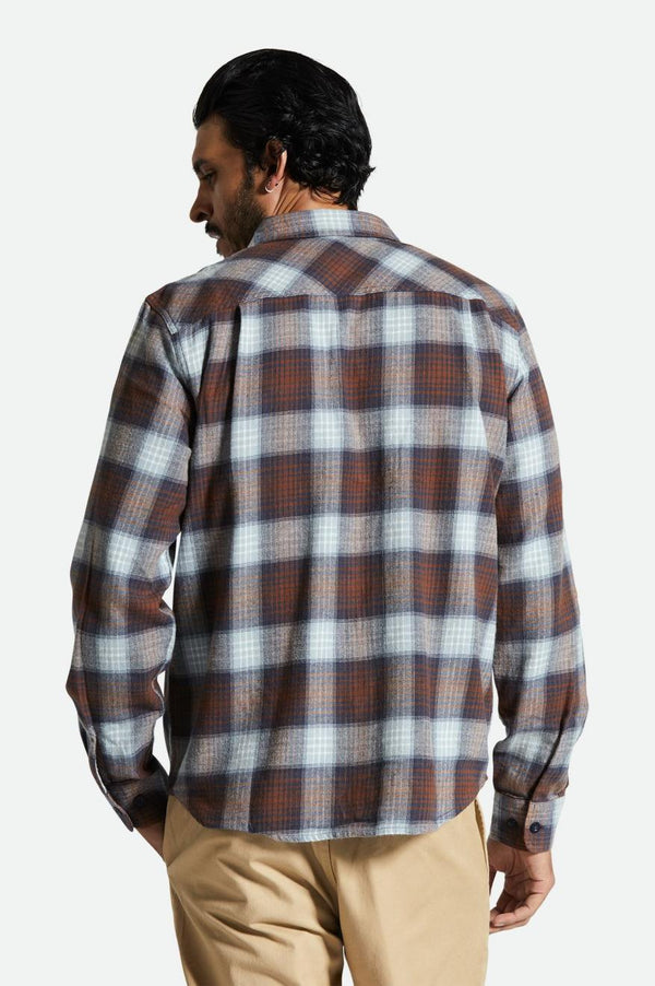 Bowery Lightweight Ultra Soft Flannel - Washed Navy/Dusty Blue