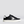 SALVAS Black Leather Off-White Logo Sneaker Men