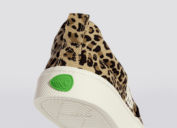 SLIP ON Leopard Print Canvas Sneaker Women
