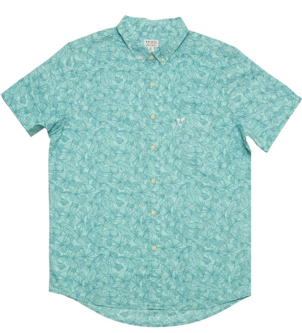 CARTER S/S WOVEN - TEAL | CATCH SURF | S | 