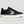 VALLELY Skate Black Suede and Cordura Ivory Logo Sneaker Men