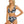 Womens - Swim Top - Trapezium Bikini Top - Evergreen - Hibiscus Black