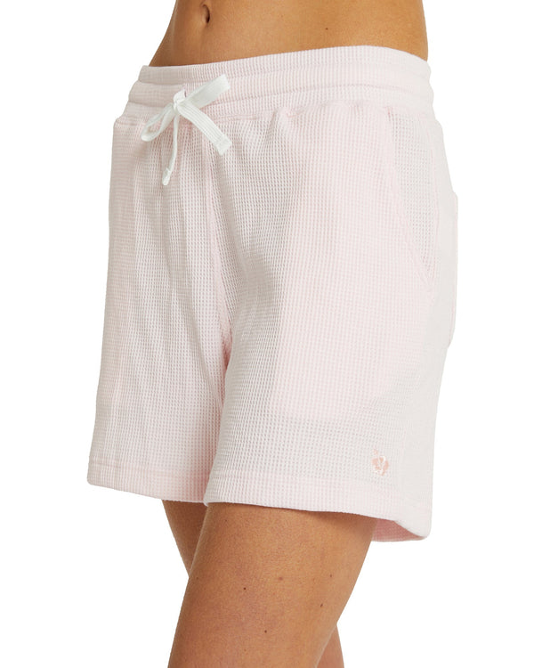 Womens - Waffle Shorts - Sorbet - Pink