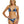 Womens - Swim Bottom - Tie Side Bikini - Poseidon - Blue Navy Hibiscus