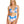 Womens - Swim Bottom - High Waist Bikini - Blue Orange