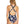 Womens - Swim One Piece - Cross Over - Navy & Toasted Coconut