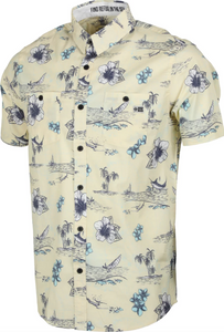 TROPIC SAILS S/S WOVEN | Salty Crew | M | 