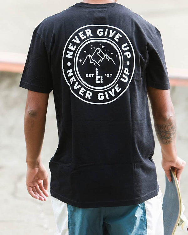 Never Give Up Skate Tee Shirt