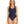 Womens Crossover One Piece - Navy