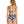 Womens - Trapezium Bikini Top - Hibiscus - Navy