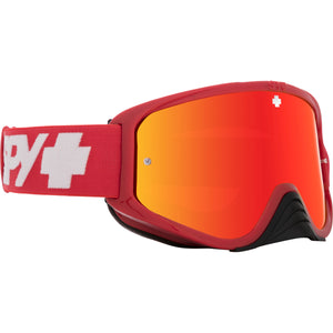Woot Race Checkers Red - HD Smoke with Red Spectra Mirror - HD Clear | Spy | Checkers Red | 